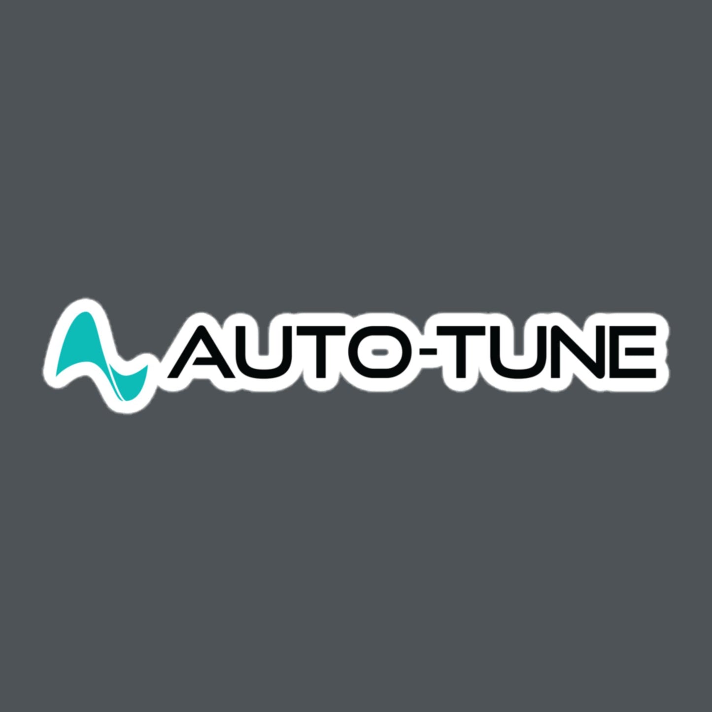 Auto-Tune Die Cut Sticker