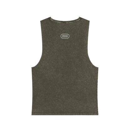 AutoTune is a Hell of a Drug Coachella 2025 | Unisex Stonewash Tank Top