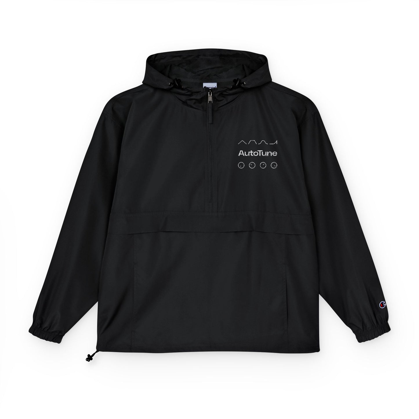 AutoTune Embroidered Packable Anorak Jacket | Weather-Resistant Outerwear